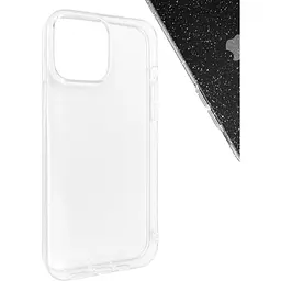 Чохол-накладка Molan Cano Silicone Jelly Glitter Clear Case для Apple iPhone 15 Pro Max (clear) - мініатюра 3