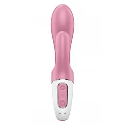 Вібратор-кролик Satisfyer Air Pump Bunny 2 20 см рожевий - мініатюра 4