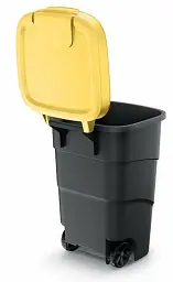 Бак для сміття Prosperplast Wheeler 110 л антрацит (5905197462899) - мініатюра 2