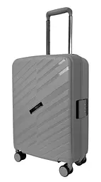 Валіза маленька Airtex 229 поліпропілен 54×38×20 см Сріблястий - мініатюра 3