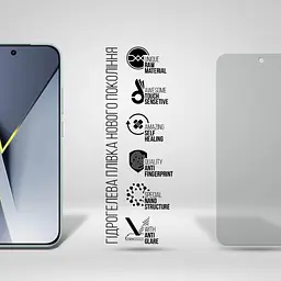 Плівка захисна Armorstandart hydrogel Matte Xiaomi Poco F8 Pro (ARM89257) - мініатюра 2