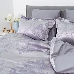 Комплект постільної білизни Tiare cімейний Сатин Жакард 2603-sm - мініатюра 5