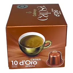 Кава в капсулах Dallmayr Crema d'Oro Intensa 10 шт, 56 г - мініатюра 3