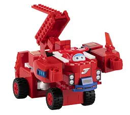Конструктор-трансформер Small Blocks 2в1 Buildable Transforming Vehicle Джетт (Jett) Super Wings det0018330 - мініатюра 4
