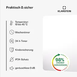 Інфрачервоний обігрівач Klarstein Wonderbeam 650 (10045438) - мініатюра 2