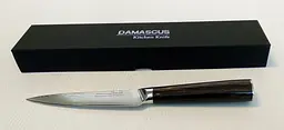 Ніж універсальний Damascus DK-HJ 6002 AUS-10 сталь 67 шарів лезо 13 см - мініатюра 8