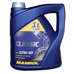 Автомобільна моторна олива MANNOL Classic 10w-40 5л - мініатюра 1