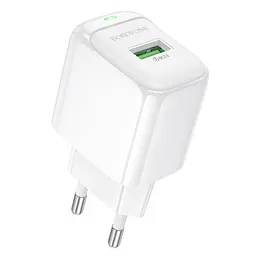 Мережевий зарядний пристрій Borofone BAS42A Potential single-port 18W QC3.0 білий - мініатюра 5