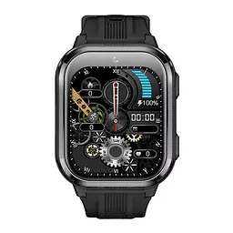 Дитячий розумний годинник Lemfo D58 з GPS трекером, 4G, SIM-картою, Wi-Fi, відеодзвінками, кнопкою SOS та операційною системою Android Чорний - мініатюра 2