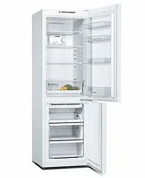 Холодильник із нижньою морозильною камерою Bosch KGN36NW306 білий (KGN36NW306) - мініатюра 2