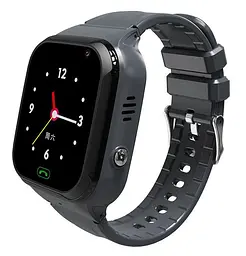 Розумний дитячий смарт годинник з сім картою Lemfo LT23 з GPS трекером, 4G LTE, прослушкою, геозоною, HD камерою та кнопкою SOS Чорний