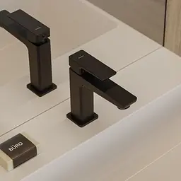 Змішувач для умивальника Omnires Parma black mat (PM7410BL) - мініатюра 3