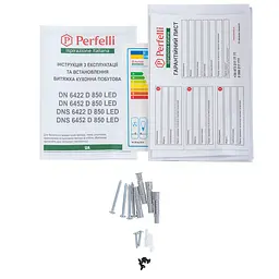 Витяжка декоративна похила PERFELLI DNS 6422 D 850 GR LED - мініатюра 14
