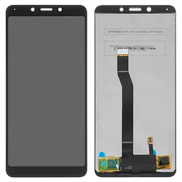 Дисплей для Xiaomi Redmi 6, Redmi 6A, чорний, без рамки, Оригінал (переклеєне скло), сенсорний екран, M1804C3DG, M1804C3DH, M1804C3DI, M1804C3CG, M1804C4CH