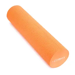 Масажний ролик Cornix EVA+ 60 x 15 см (валик, ролер) XR-0307 Orange - мініатюра 2