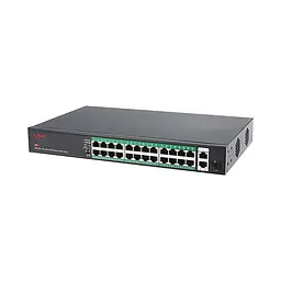 PoE-комутатор некерований 27-портовий ONV ONV-H1024PFD з 24 портами PoE (73-00067)