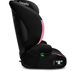 Автокрісло Lionelo Lars I-Size Pink Baby, 15-36 кг, чорне з рожевим (LO-LARS I-SIZE PINK BABY) - мініатюра 2
