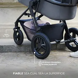 Коляска універсальна 3 в 1 Kinderkraft Moov 2 Air Light Gray (KSMOOV02LGR3000) - мініатюра 19