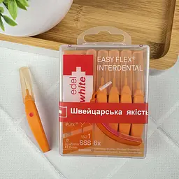Міжзубна щітка Edel White EasyFlex Profi Line (SSS) 0.45мм, 6 шт