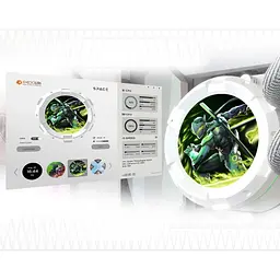 Система водяного охолодження ID-COOLING Space LCD SL360 XE White [148461] - мініатюра 9