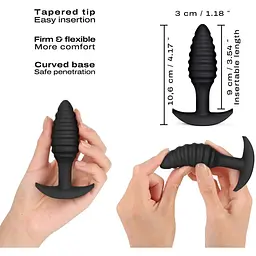 Анальна пробка Dorcel Spiral Plug діаметр 3 см силікон - мініатюра 2