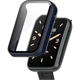 Чохол-накладка DK Пластик Gloss Glass Full Cover для Xiaomi Mi Band 7 Pro (dark blue)