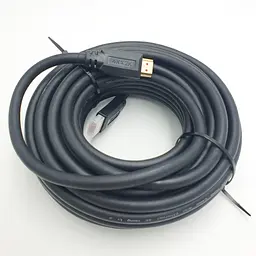 Кабель 4K HDMI to HDMI з підтримкою Ethernet UltraHD 4K шнур 10м чорний - мініатюра 3