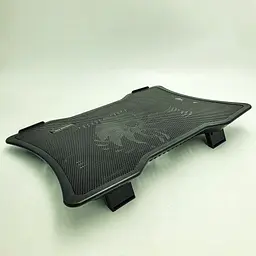 Підставка для ноутбука охолодна до 15” LED підсвічування 33x23см 1 вентилятор UKC N133 чорний - мініатюра 5