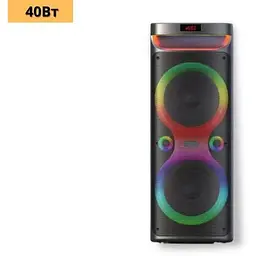 Портативна колонка валіза XPRO F2103 40Вт USB SD FM радіо Bluetooth 1 мікрофон ДК (41196-F2103) - мініатюра 2