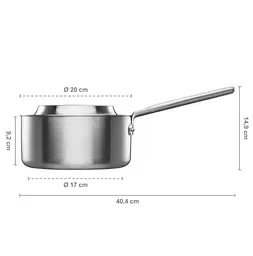 Каструля Norden Steel 2,5 л - мініатюра 2