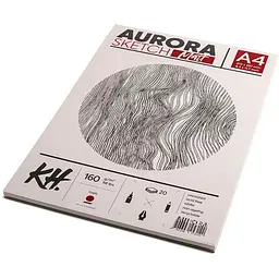 Склейка для рисунку Aurora Smooth & Matt А4 160 г/м2 20 л - мініатюра 2