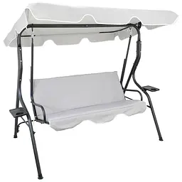 Садова гойдалка Garden Line Vip grey 170 x 110 x 153 см - мініатюра 3