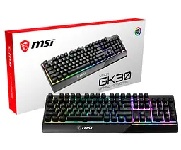 Клавіатура ігрова MSI Vigor GK-30 UA USB Black - мініатюра 4