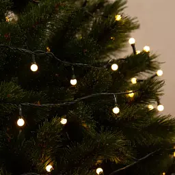 Гірлянда Chomik Кульки-змійка 200 LED 16 м, теплий білий, IP44, від мережі (5900779880146) - мініатюра 3