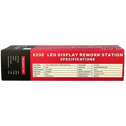 Термофен JCD 8208 із вбудованим цифровим блоком управління (регулювання t 100-480 гр C, 750W, 220V) - мініатюра 7