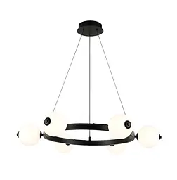 Підвісна LED-люстра G 2916/6 120W Чорний - мініатюра 2