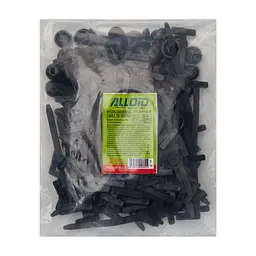 Стяжка Alloid 20х90мм, пластик, 100шт./уп., чорний (PC-2090100B) - мініатюра 4