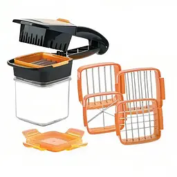 Універсальна овочерізка подрібнювач Quick 5 в 1 мультислайсер, Nicer Dicer 84333