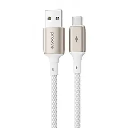 Кабель Proove Dense Metal USB to Micro USB 2.4A (1m) white (CCDM20001302)
