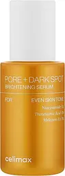 Освітлювальна сироватка для обличчя 30 мл Celimax Pore+Dark Spot Brightening Serum