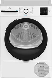 Beko Сушильна машина тепловий насос, 7кг, A++, 54.5см, дисплей, ф-ція ПАР, білий