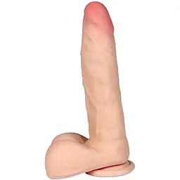 Фалоімітатор B - Series Real Asklepios 8", 23 см (тілесний)