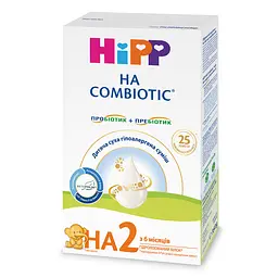 Суха гіпоалергенна молочна суміш HiPP НА Combiotic 2 350 г - мініатюра 2