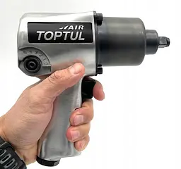 Гайковерт для автосервісу пневматичний 1/2" 814 N/m 8000 об/хв TOPTUL KAAA1660B - мініатюра 3