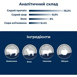 Вологий корм для собак Dr.Clauder’s Selected Meat Lamb & Apple ягня та яблуко 400 г - мініатюра 3