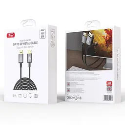 Кабель XO DisplayPort-DisplayPort V 1.2 5 м (GB018B-DP.tranish) - мініатюра 4