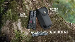 Мультитул Ganzo G302-В Black Edition 26 функцій - мініатюра 14