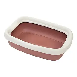 Туалет з рамкою для котів MPS Beta Small коричневий, 43×31×12 см
