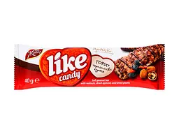 Цукерка ЖАЙВІР "Like" з волоськими горіхами, курагою та чорносливом ф. 40г