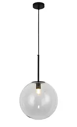 Світильник люстра підвісна в стилі лофт куля Levistella 9163430-1 BK+CL